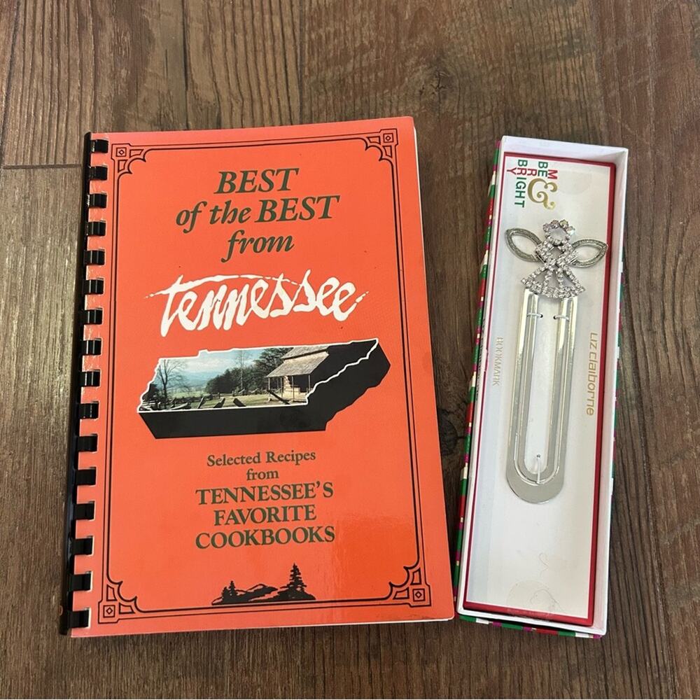 Best of the Best from Tennessee Cookbook with Liz Claiborne Angel Bookmark